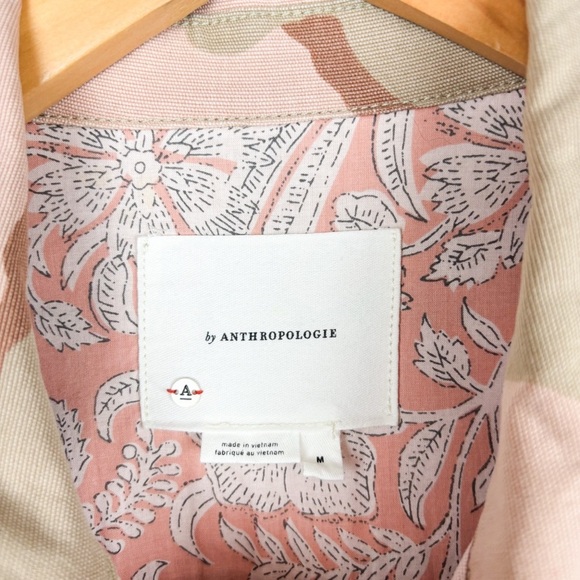 Anthropologie Lida Light Camo Utility Military Jacket Sz M - Picture 8 of 13